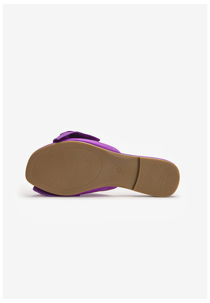 Inuovo Pantoletten Leder Purple