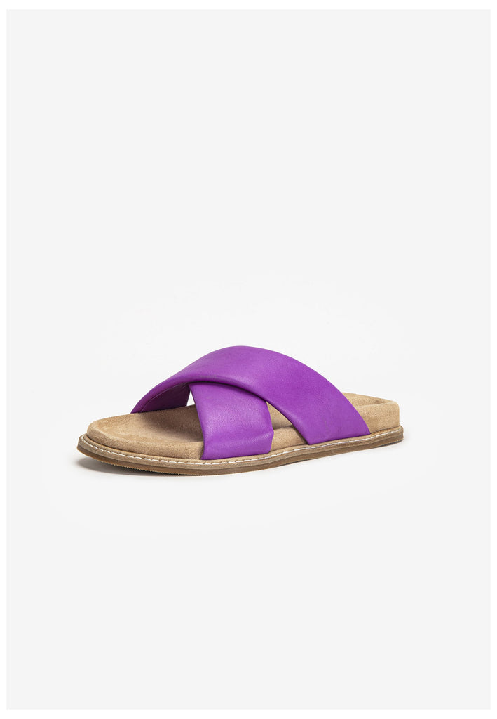Inuovo Pantoletten Leder Purple