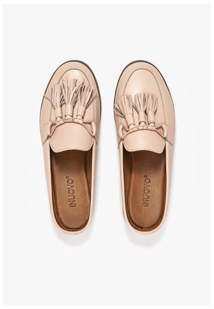 Inuovo Pantoletten Leder Rosa