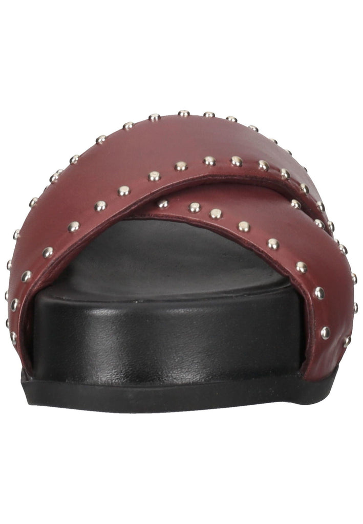 Inuovo Pantoletten Leder Rot