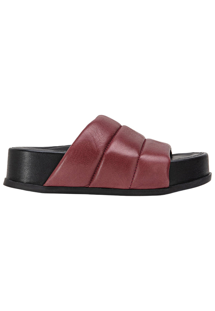 Inuovo Pantoletten Leder Rot