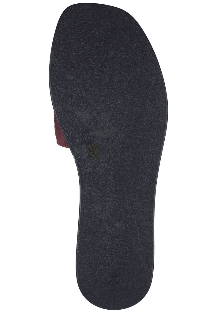 Inuovo Pantoletten Leder Rot