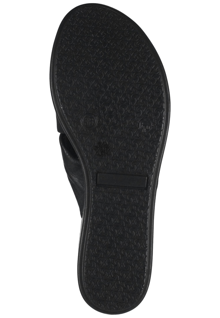 Inuovo Pantoletten Leder Schwarz