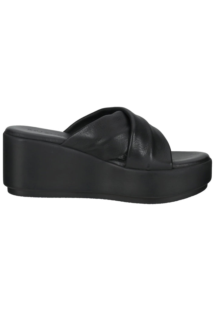 Inuovo Pantoletten Leder Schwarz