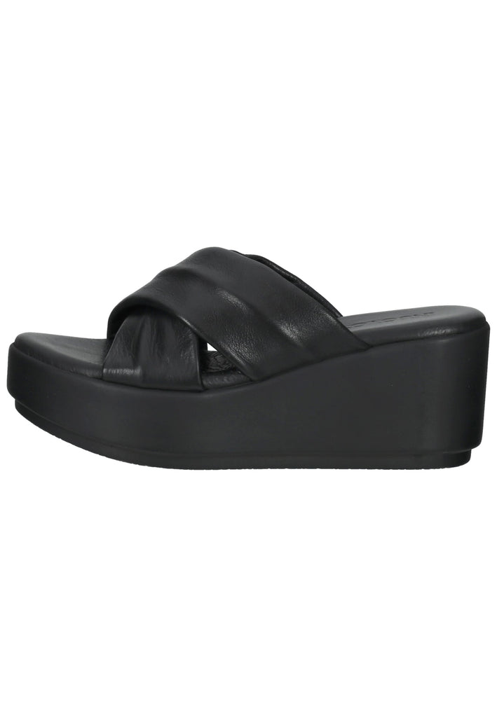 Inuovo Pantoletten Leder Schwarz