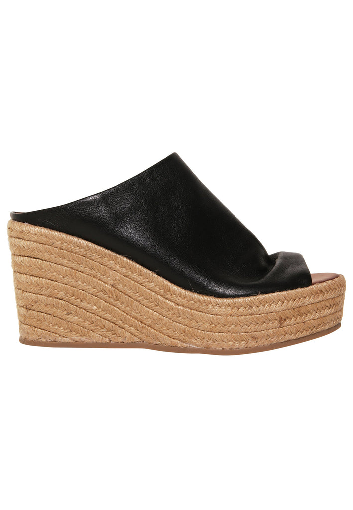 Inuovo Pantoletten Leder Schwarz