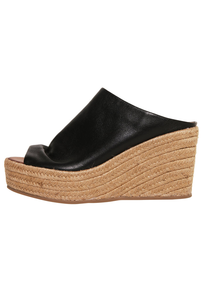 Inuovo Pantoletten Leder Schwarz