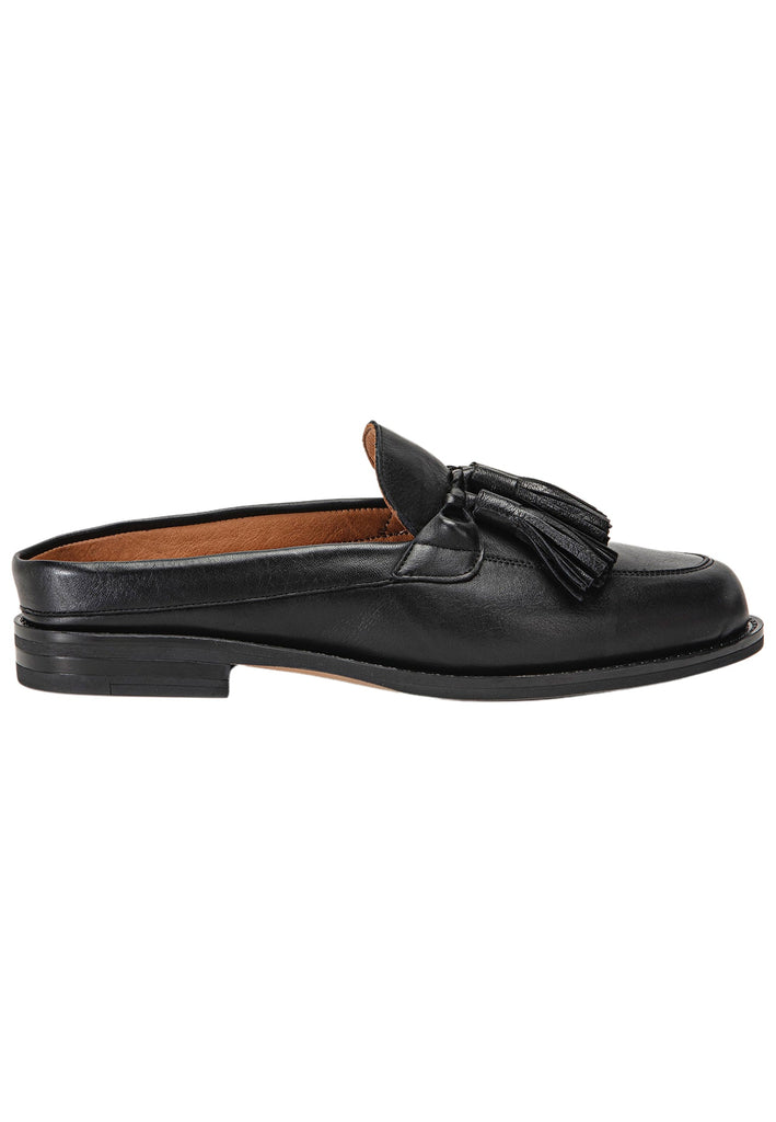 Inuovo Pantoletten Leder Schwarz