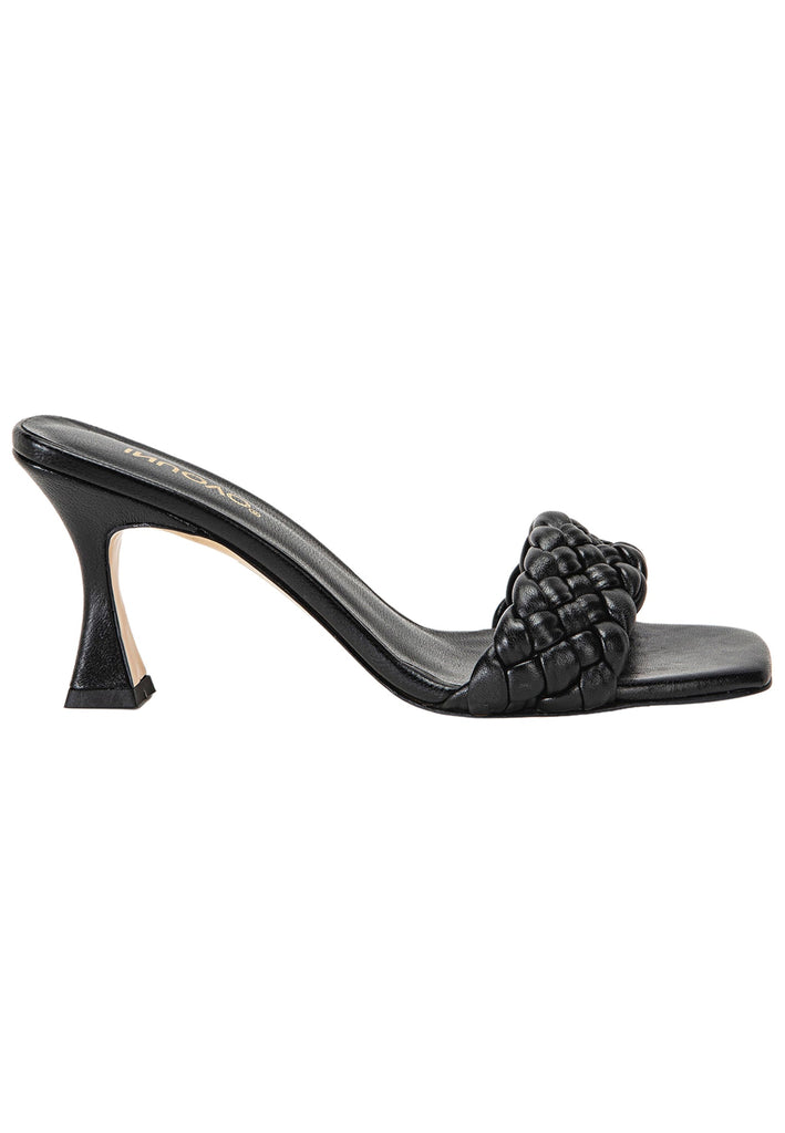 Inuovo Pantoletten Leder Schwarz