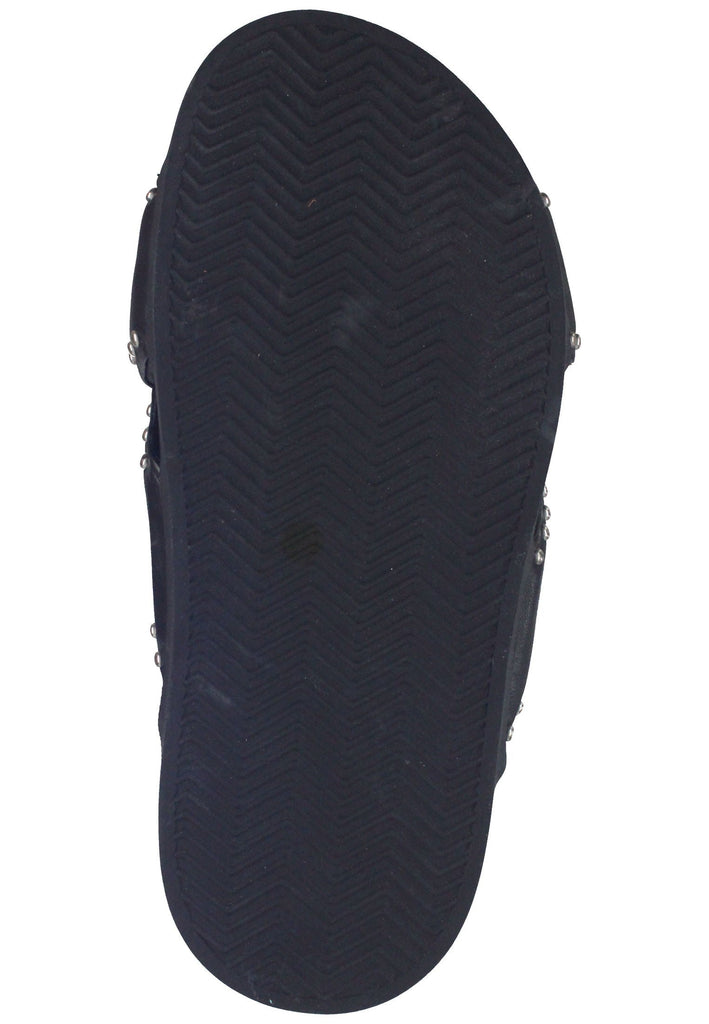 Inuovo Pantoletten Leder Schwarz