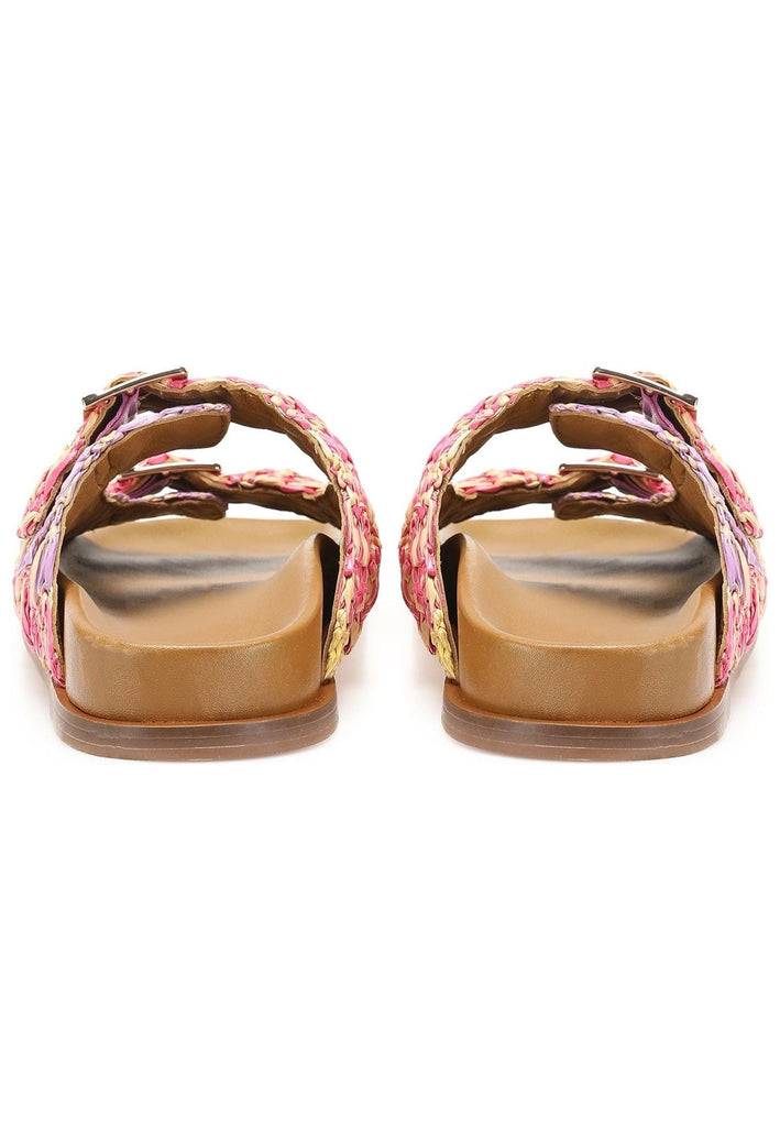 Inuovo Pantoletten Leder/Textil Violett/Rosa