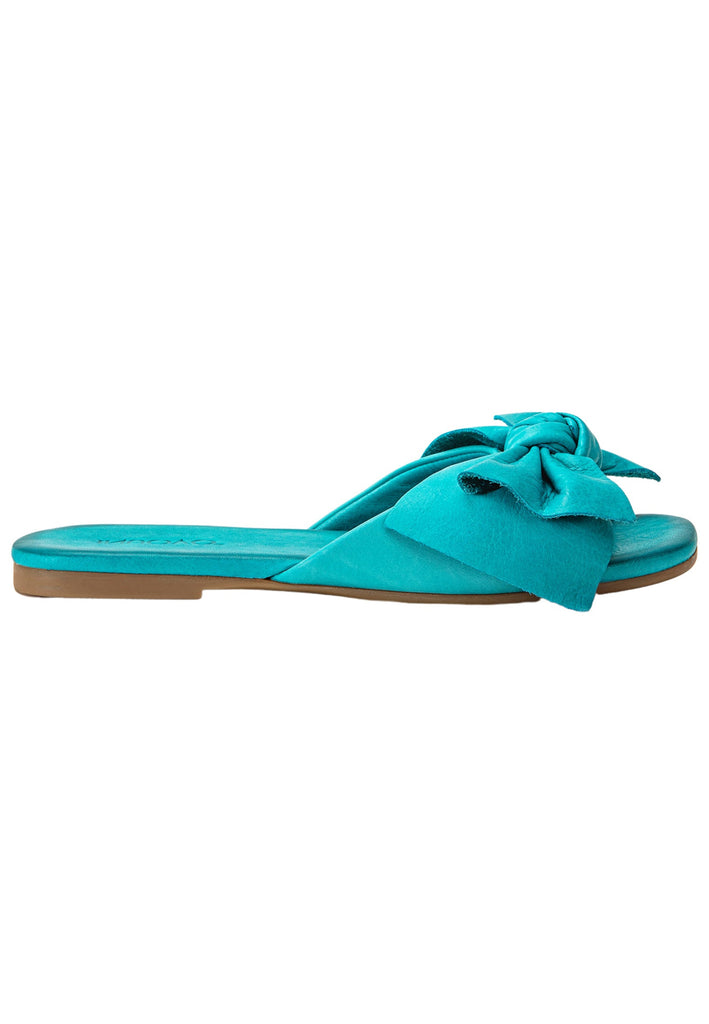 Inuovo Pantoletten Leder Turquoise