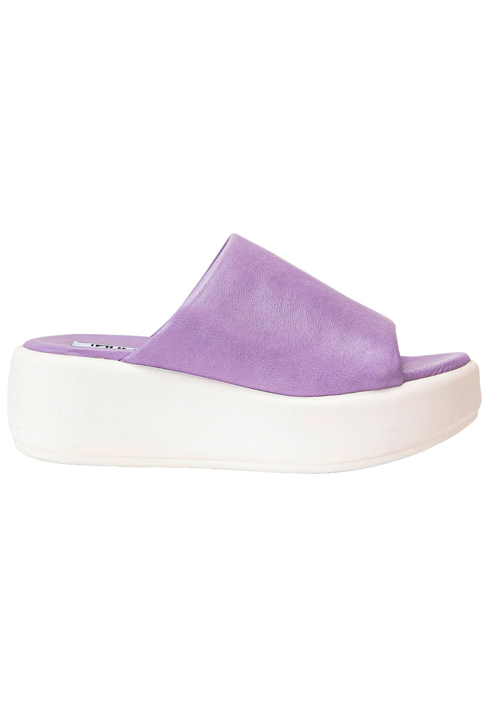 Inuovo Pantoletten Leder Violett