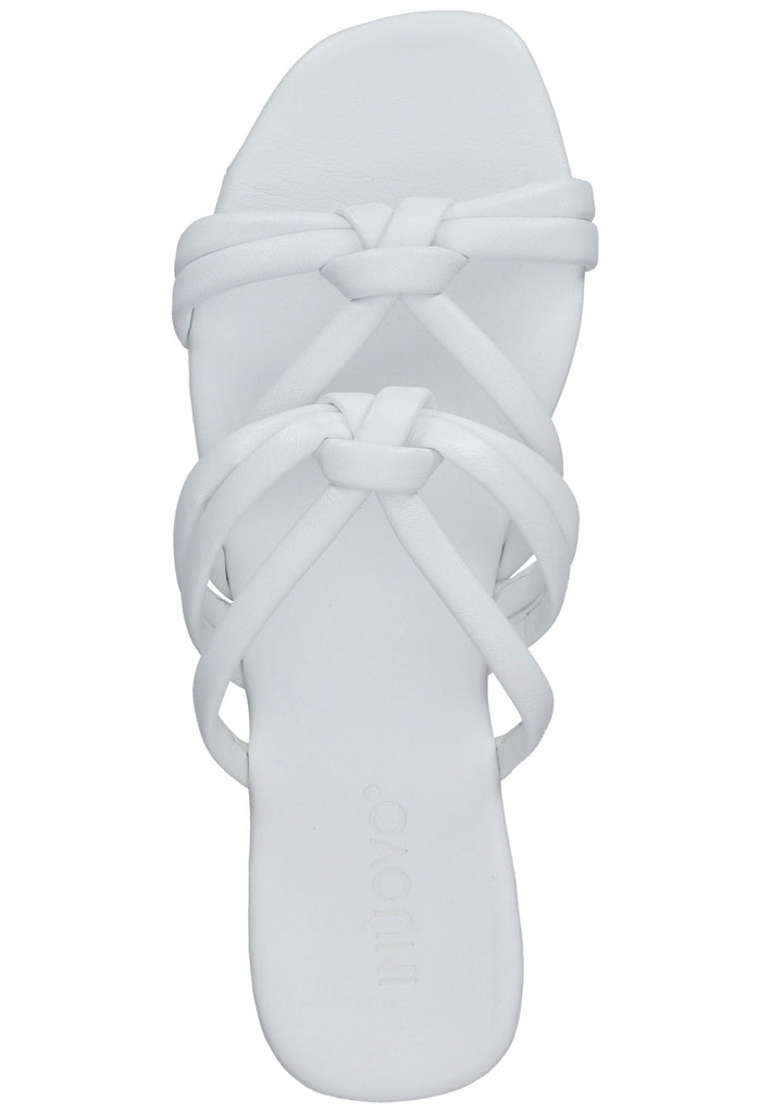 Inuovo Pantoletten Leder Weiß