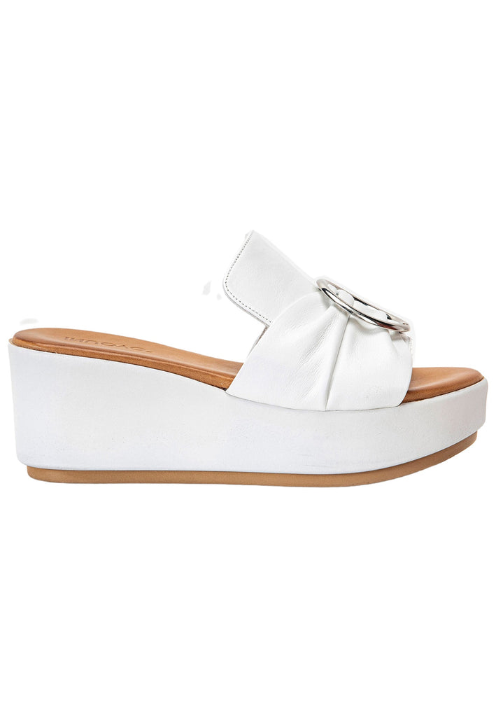 Inuovo Pantoletten Leder Weiß