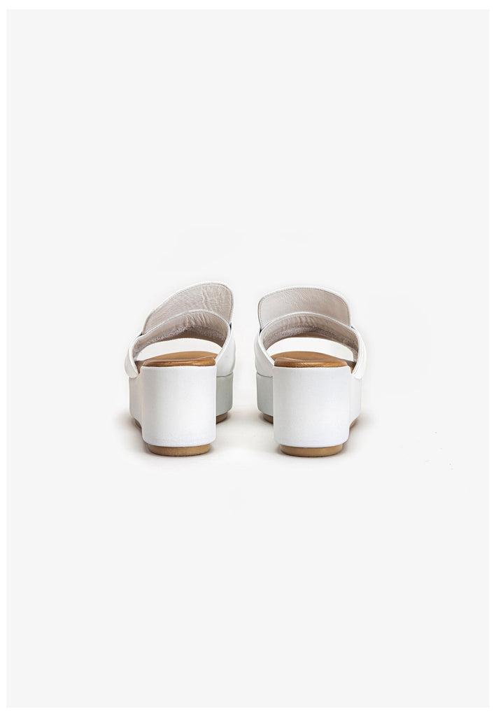 Inuovo Pantoletten Leder Weiß