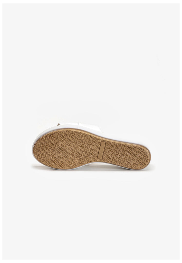 Inuovo Pantoletten Leder Weiß