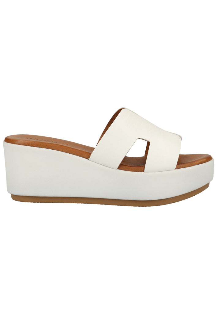 Inuovo Pantoletten Leder Weiß