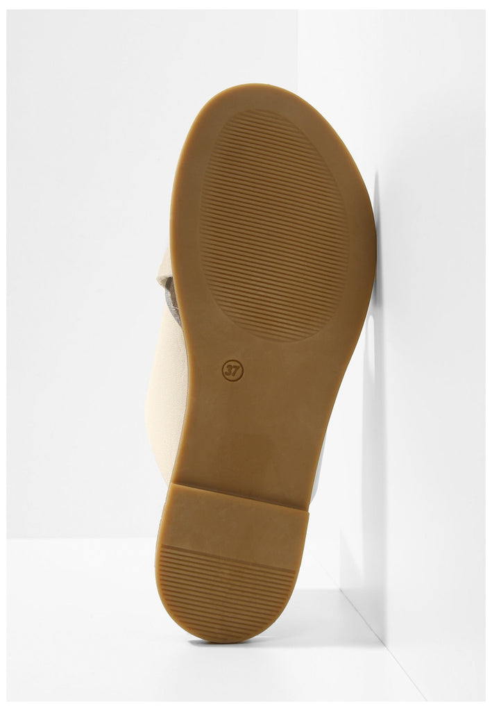 Inuovo Pantoletten Leder Weiß