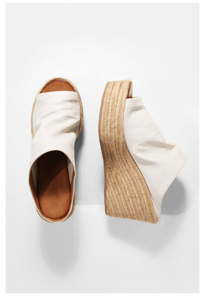 Inuovo Pantoletten Leder Weiß