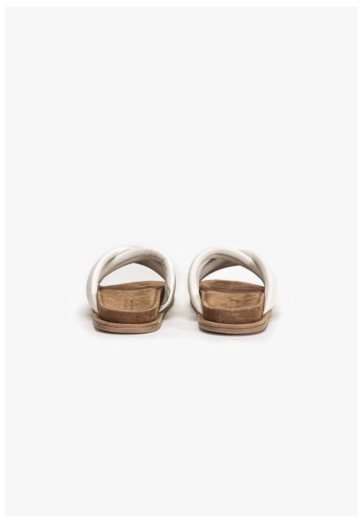 Inuovo Pantoletten Leder Weiß