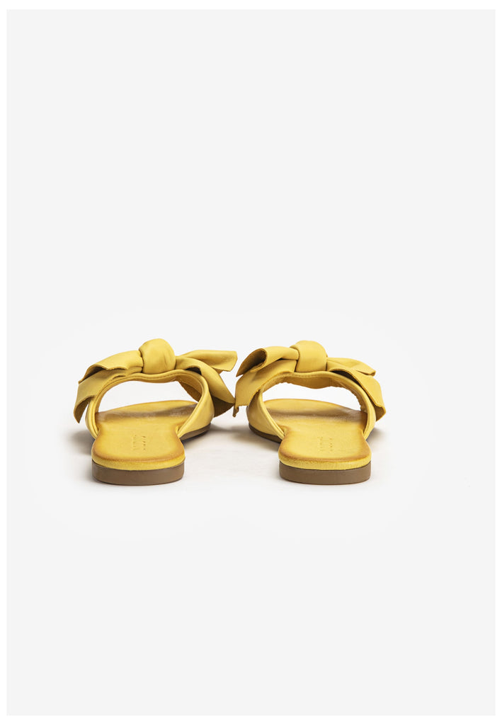 Inuovo Pantoletten Leder Yellow