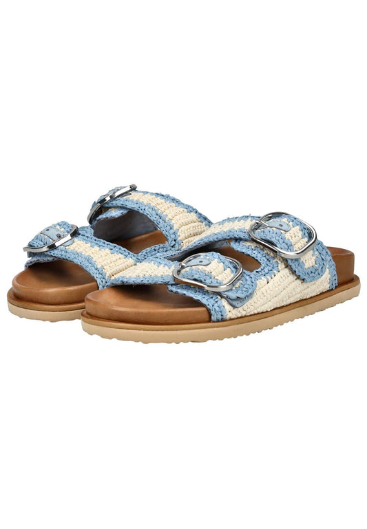 Inuovo Pantoletten Textil Azur