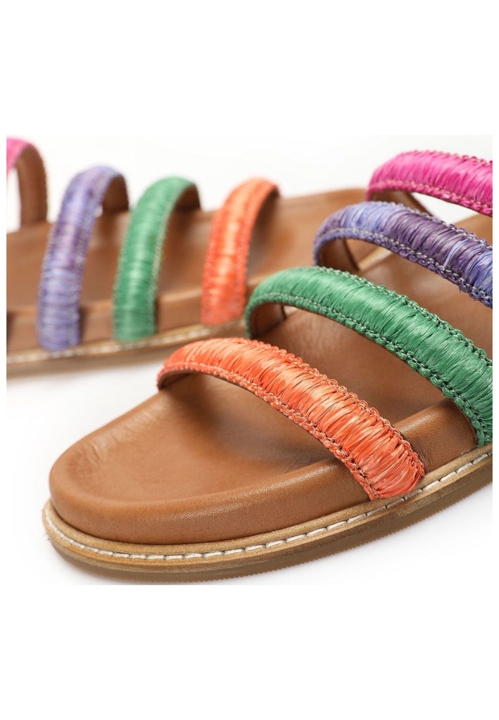 Inuovo Pantoletten Textil Braun