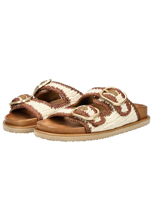 Inuovo Pantoletten Textil Nut
