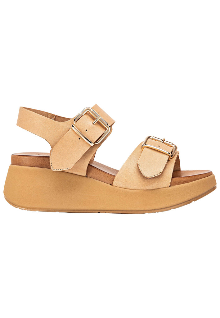 Inuovo Sandalen Glattleder Hellbraun