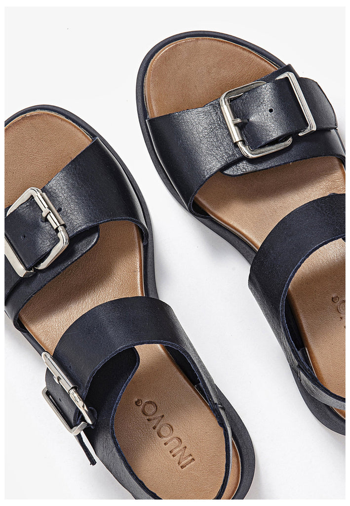 Inuovo Sandalen Glattleder Navy