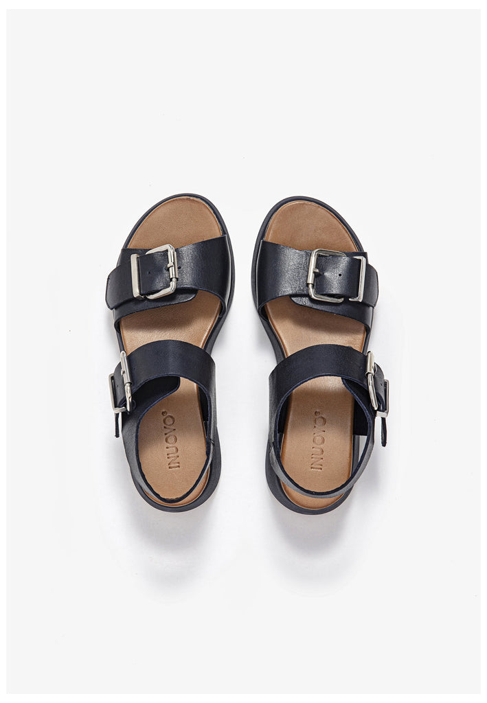Inuovo Sandalen Glattleder Navy