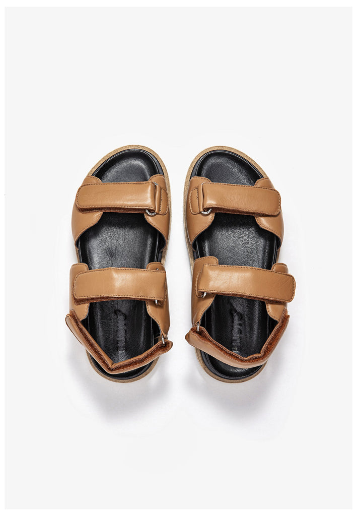 Inuovo Sandalen Glattleder Tan