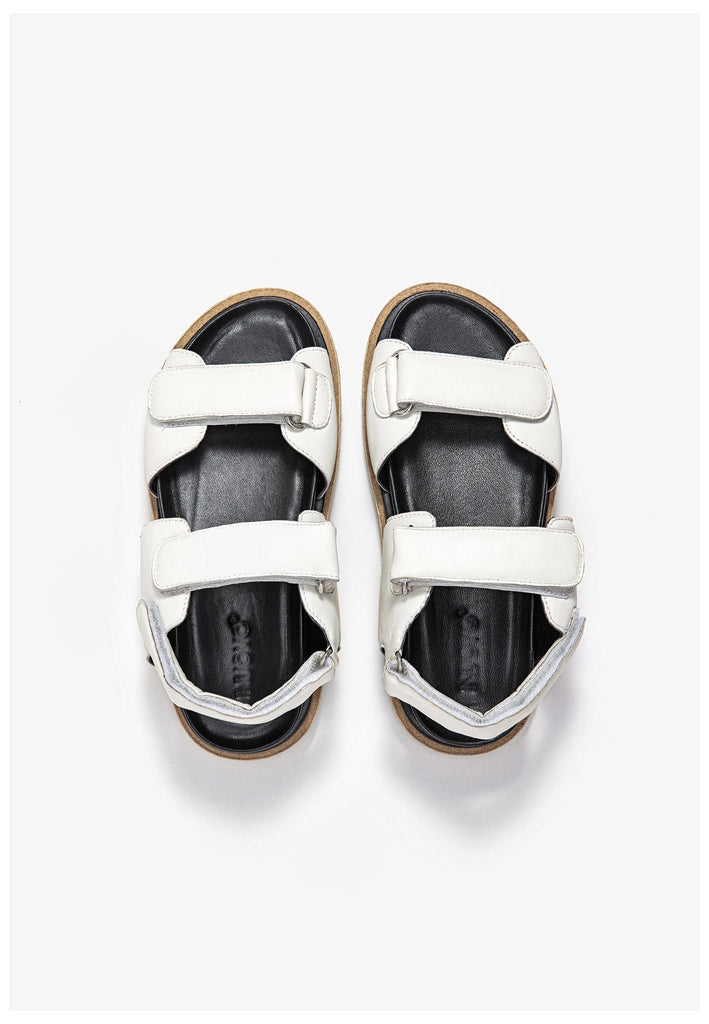 Inuovo Sandalen Glattleder Weiß