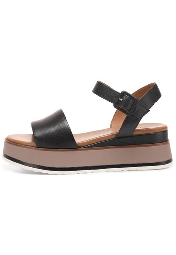Sandalen Inuovo Sandalen Leder Schwarz