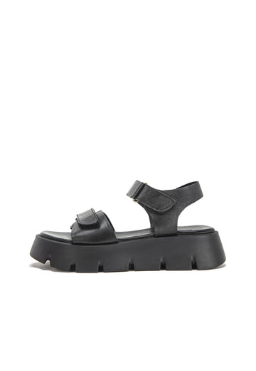 Sandalen Inuovo Sandalen Leder Schwarz