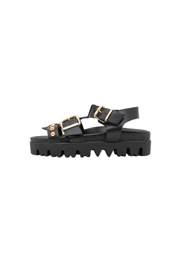 Sandalen Inuovo Sandalen Leder Schwarz