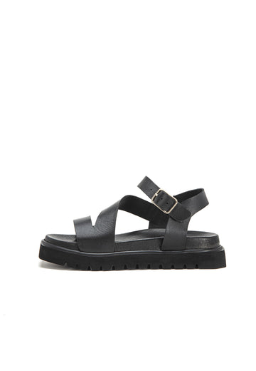 Sandalen Inuovo Sandalen Leder Schwarz