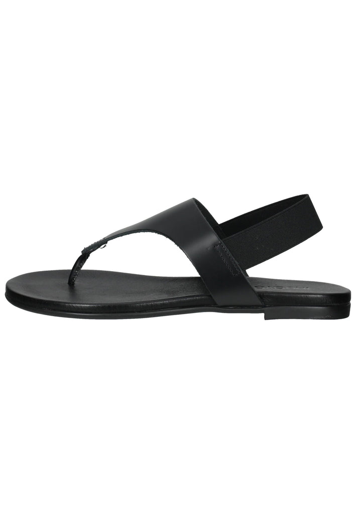 Sandalen Inuovo Zehensteg Leder Schwarz