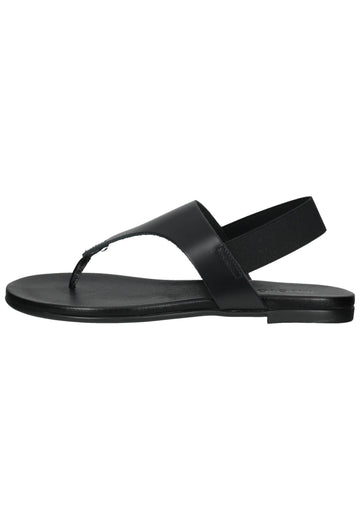 Sandalen Inuovo Zehensteg Leder Schwarz