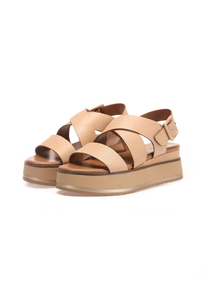 Inuovo Sandalen Leder Beige