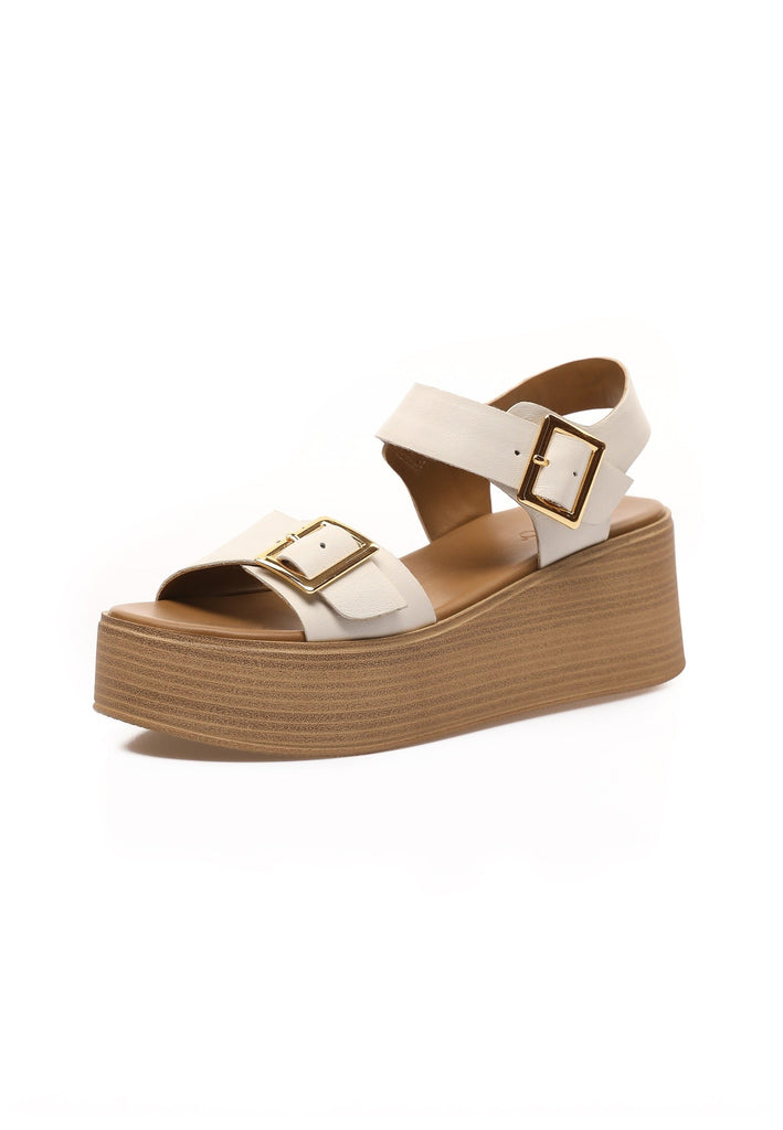 Inuovo Sandalen Leder Crema