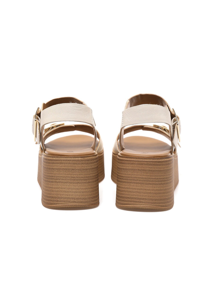 Inuovo Sandalen Leder Crema