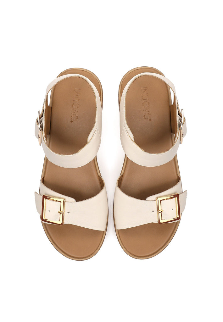 Inuovo Sandalen Leder Crema