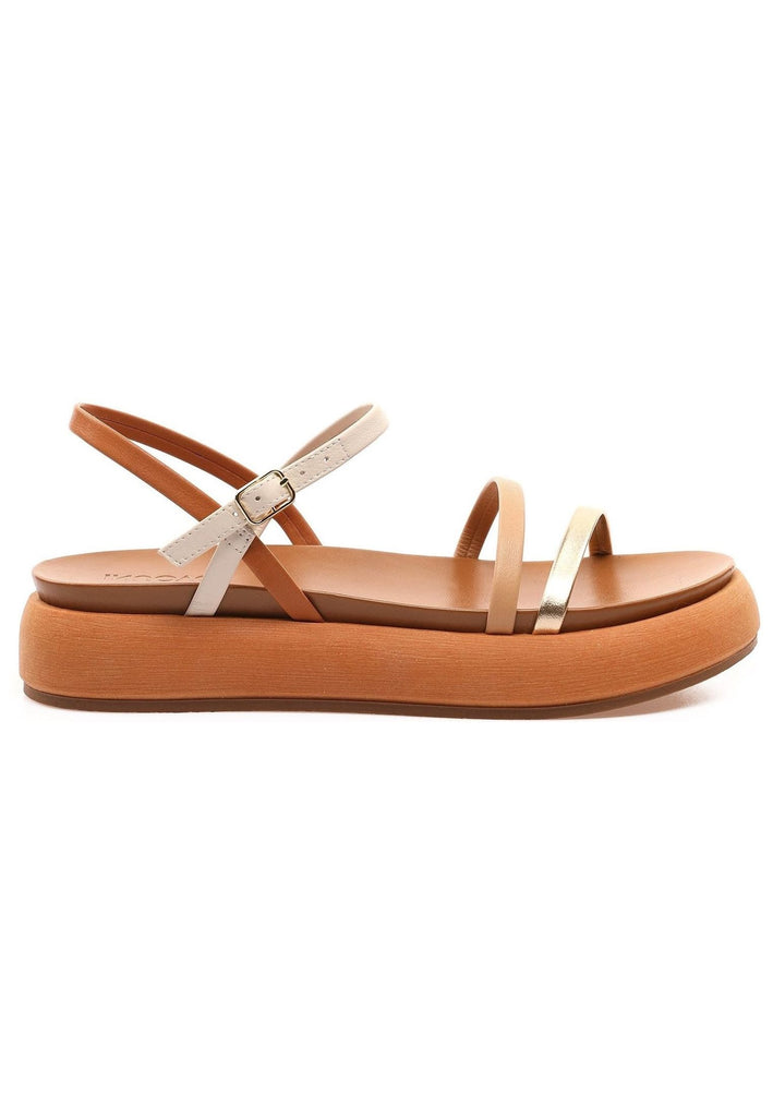 Inuovo Sandalen Leder Gold/Beige