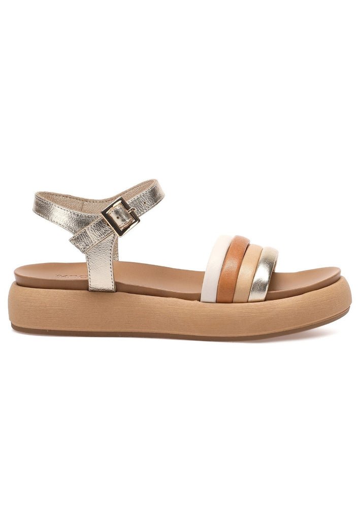 Inuovo Sandalen Leder Gold/Beige