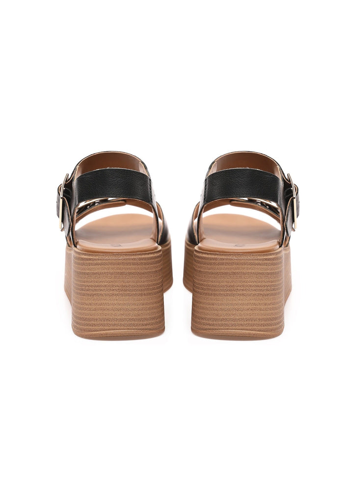 Inuovo Sandalen Leder Schwarz