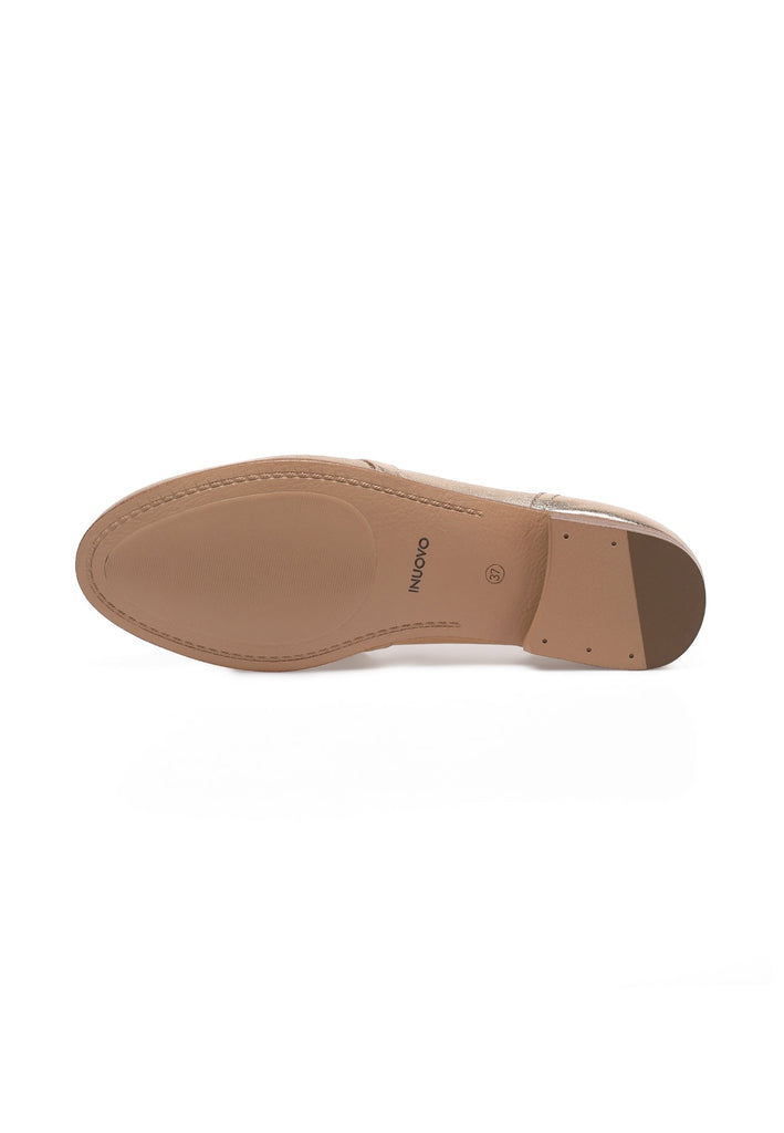 Inuovo Slipper Leder Gold