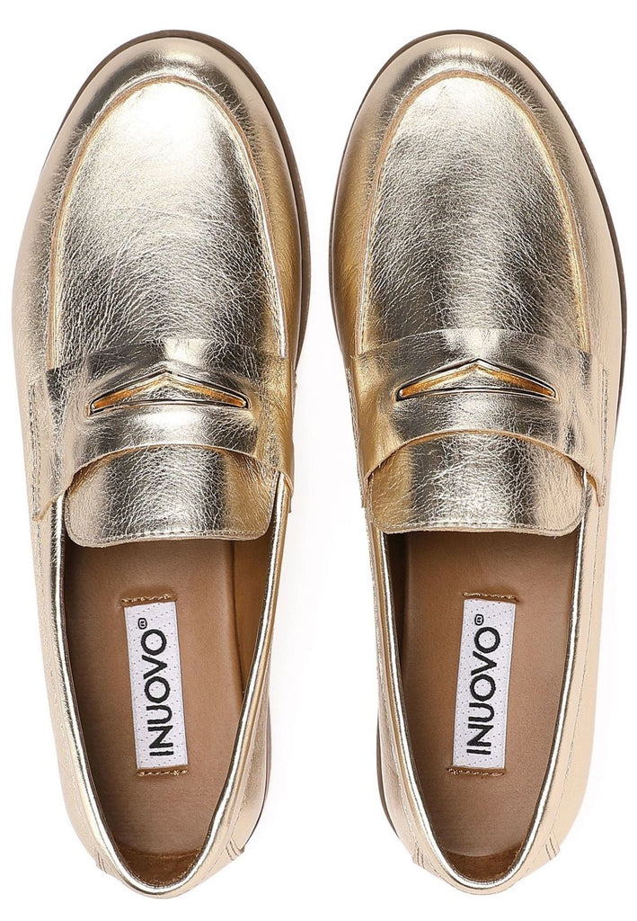 Inuovo Slipper Leder Gold