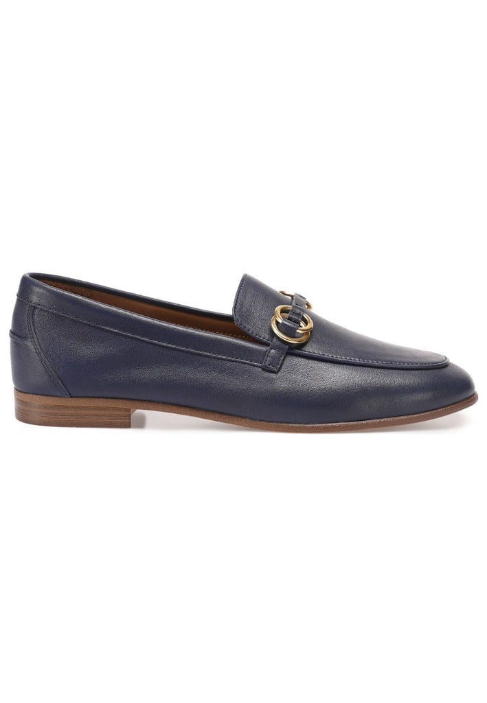 Inuovo Slipper Leder Navy